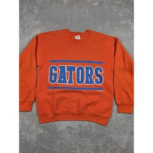 Vintage Florida Gators Sweatshirt Mens L Fit M Orange 1988‎ Crewneck Made In USA
